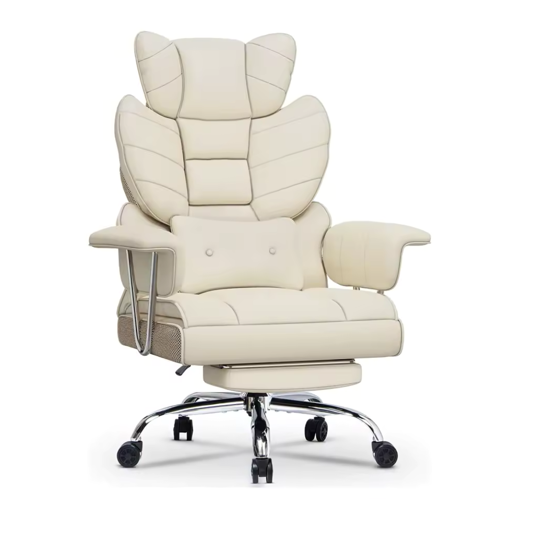 Ergonomic High Back Office Chair with Footrest | Lunor
