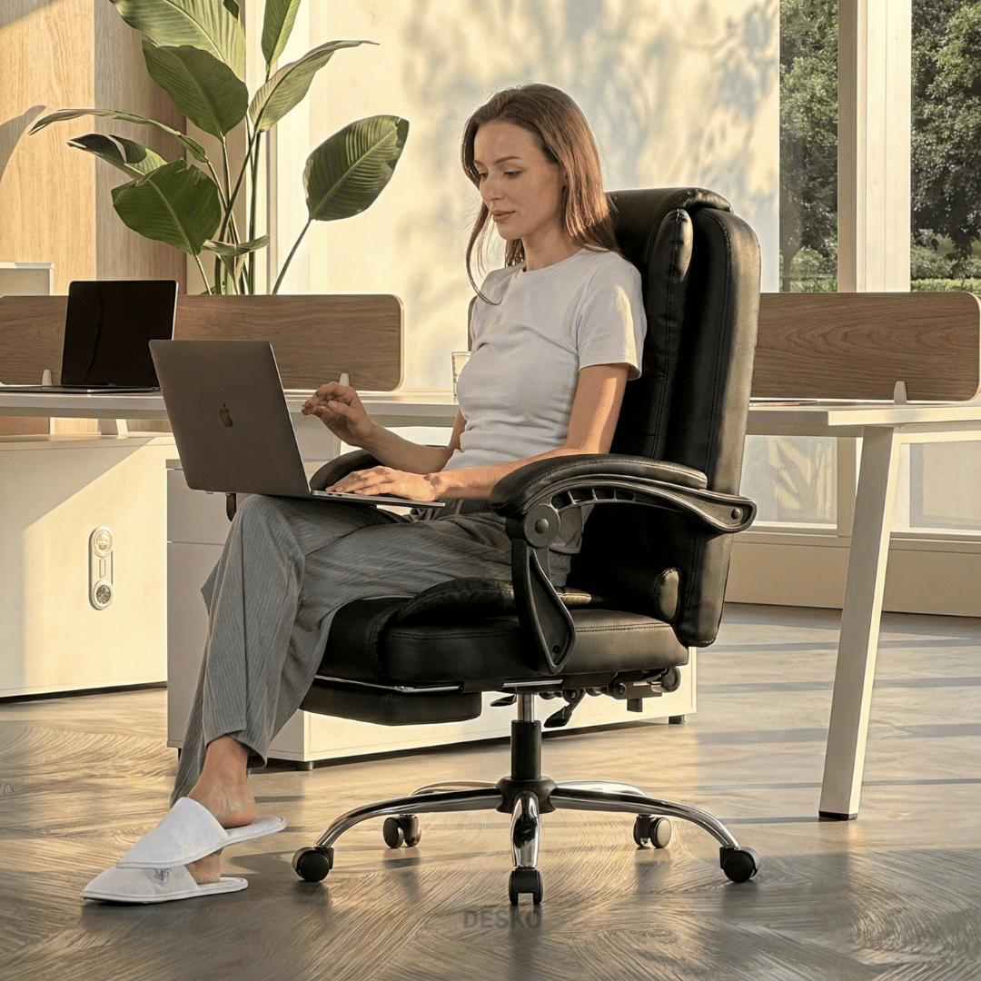 Ergonomic Leather Office Chair | Sova