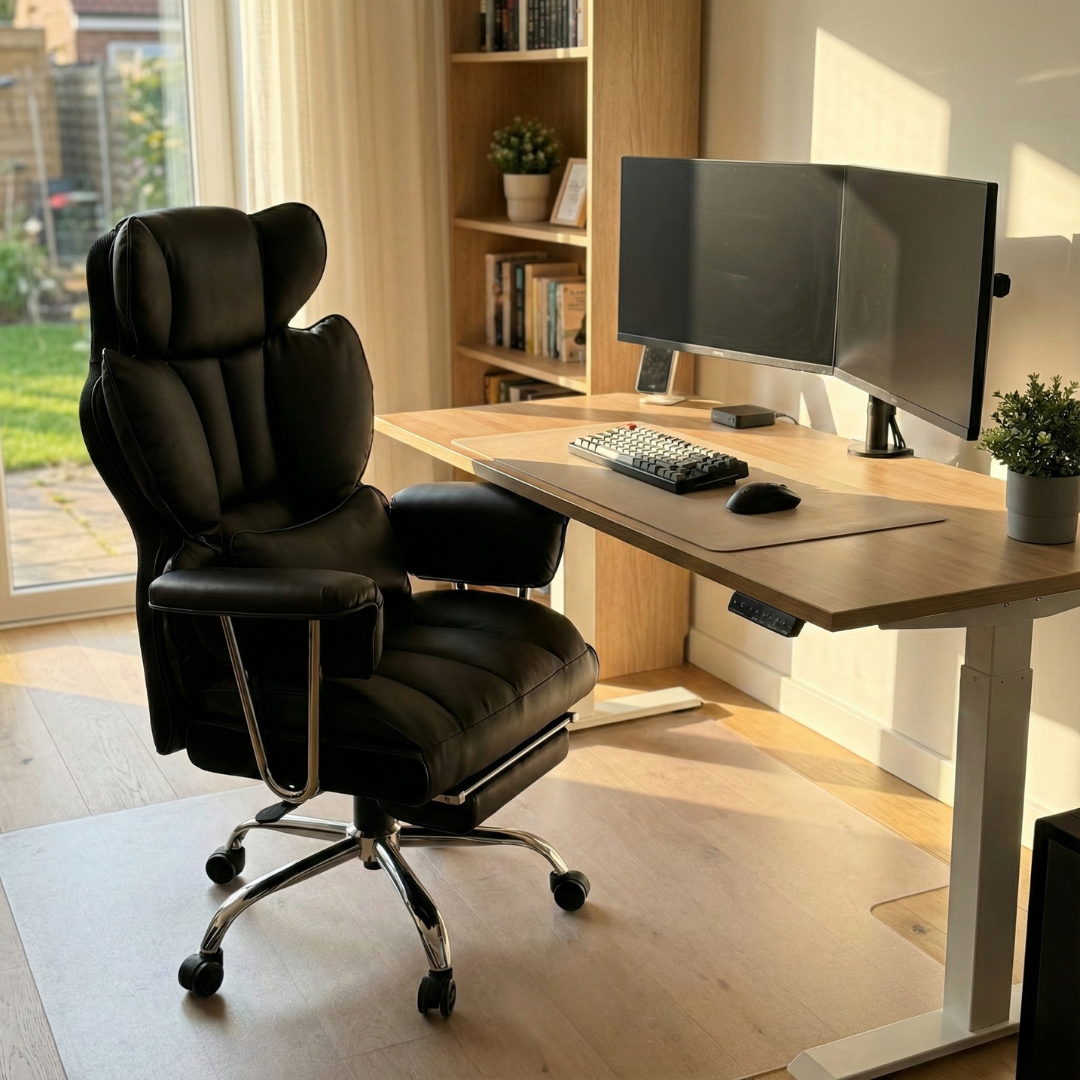 Ergonomic Executive Office Chair with Footrest | Aeris