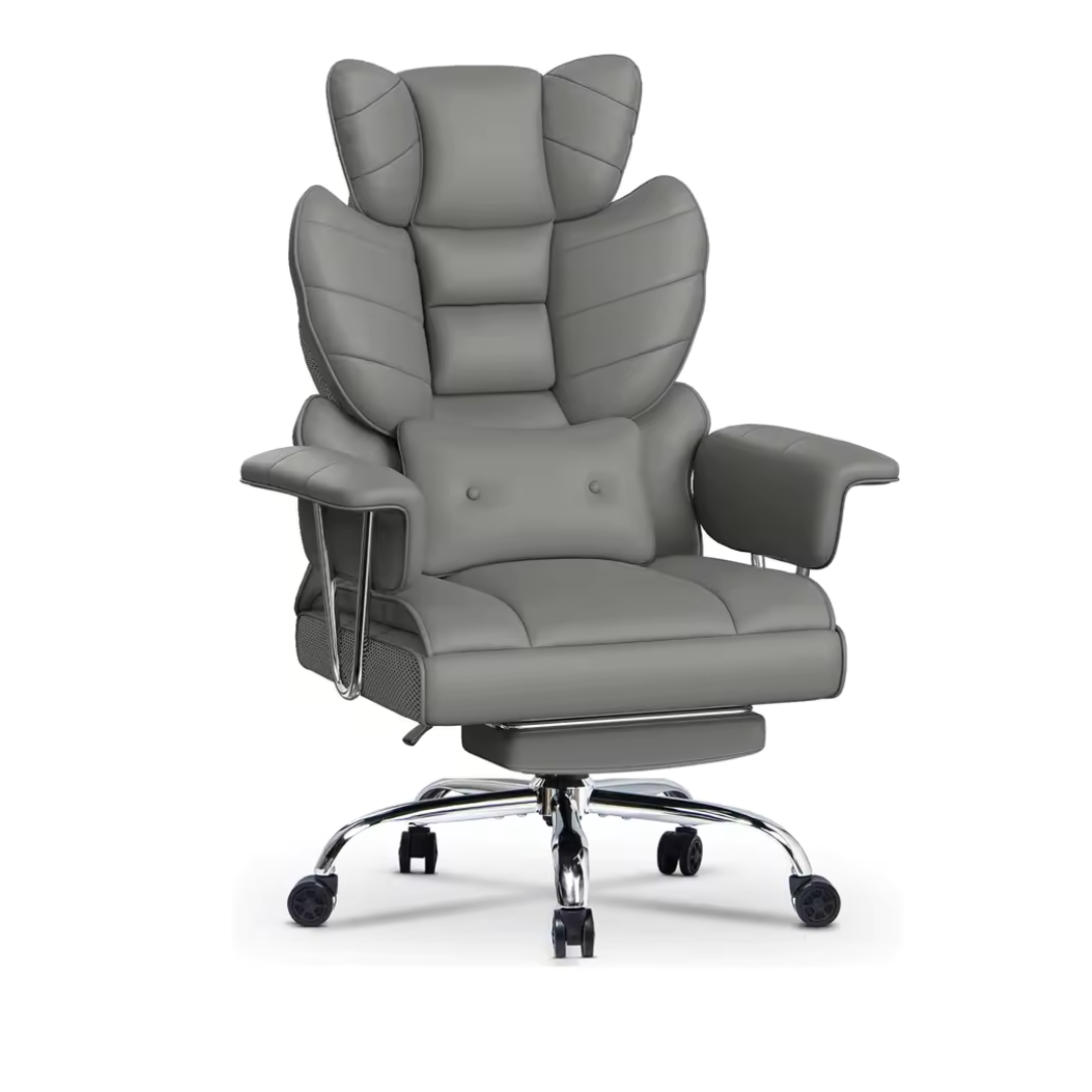 Ergonomic High Back Office Chair with Footrest | Lunor