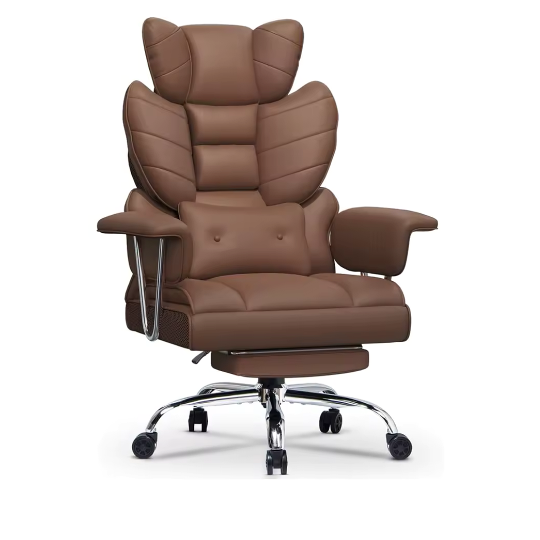 Ergonomic High Back Office Chair with Footrest | Lunor